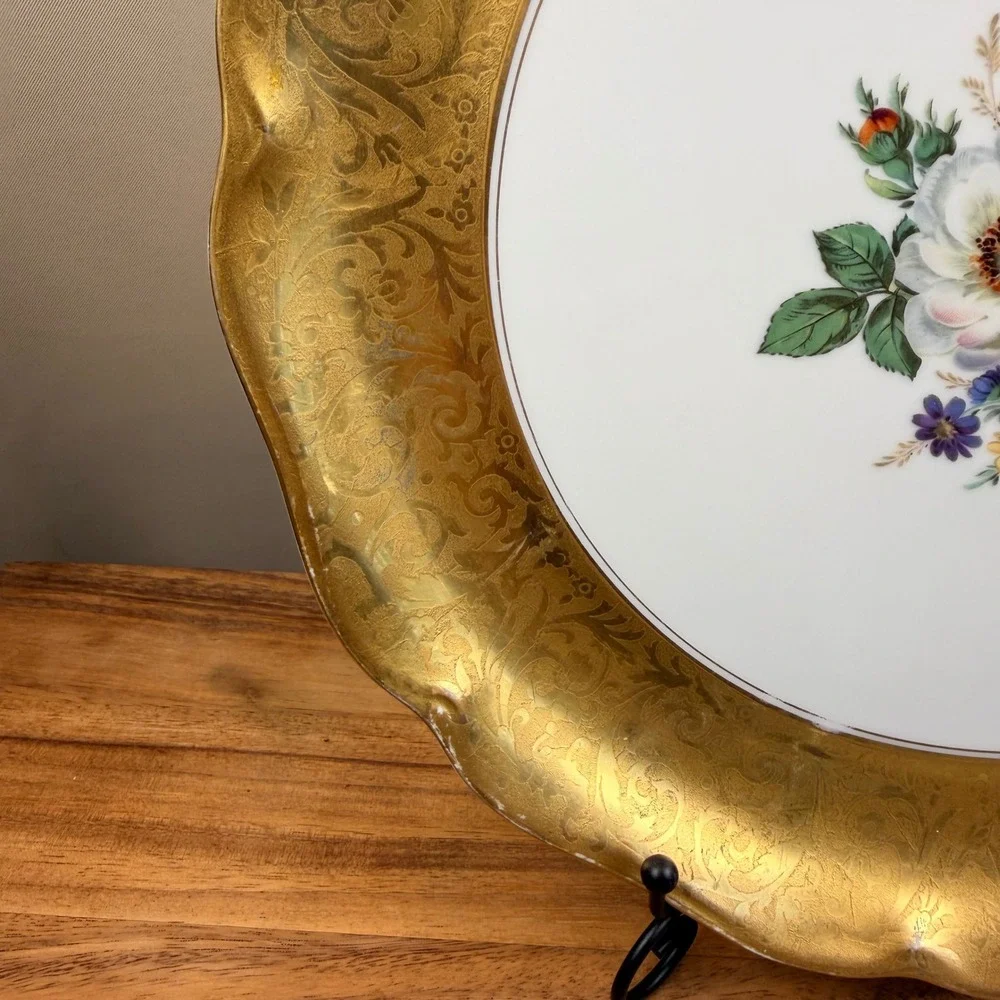 Vintage Rosenthal Moliere Alt Brabant Gold Gilt 13.25